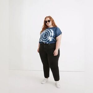 Madewell The Curvy Perfect Vintage Jean Black Lunar Wash Women’s Size 31 Tall